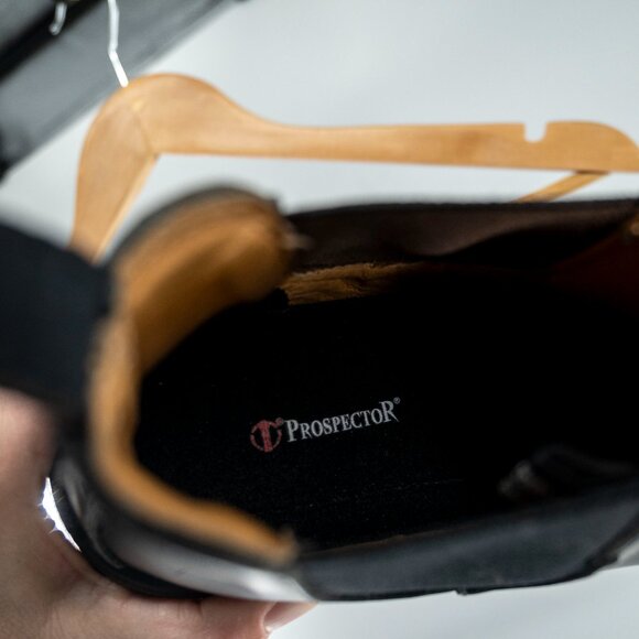 Men's Prospector Bryan Leather Chelsea Boots | Black | 9 - Picture 6 of 9